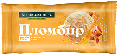 Мороженое пломбир крем-брюле полено